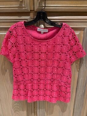 Donna Degnan Pink Floral Top